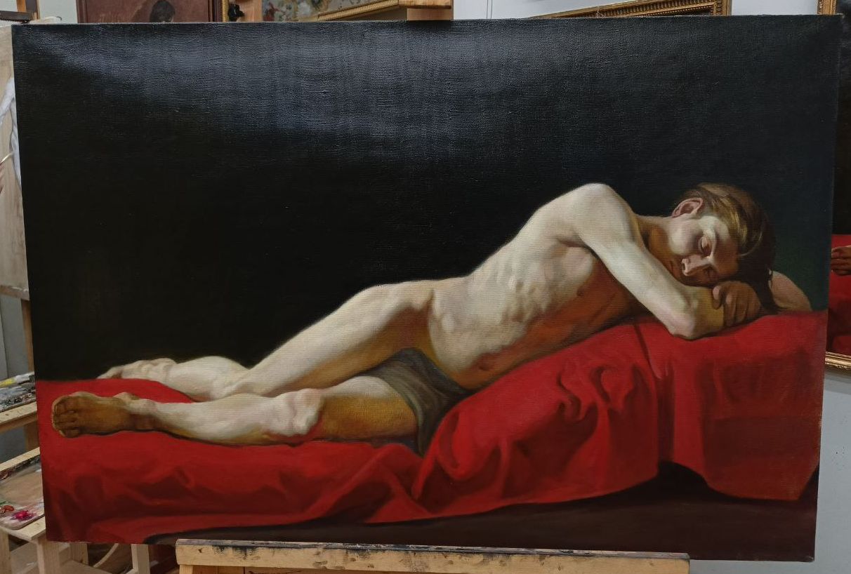 Копия. Лежачий юноша