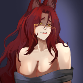 Кицунэ в отчаянии и раздражении