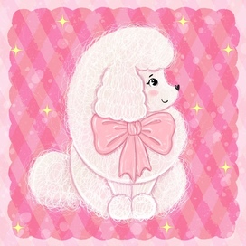 Цикрковой пудель - Зефирка