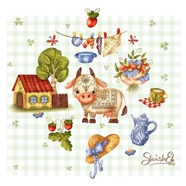 Стикерпак "В деревне летом"