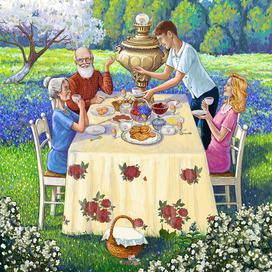 Завтрак на поляне. 