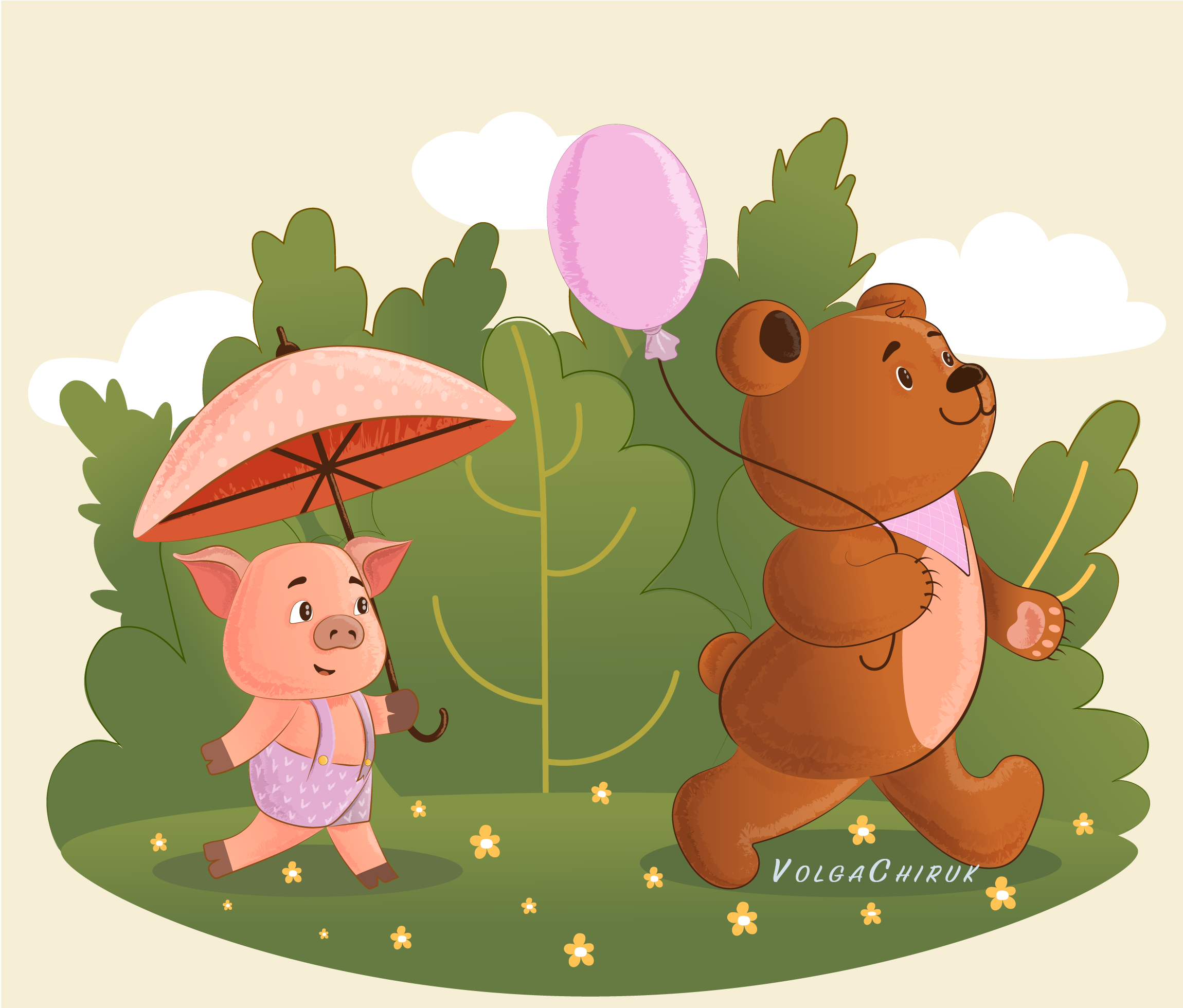 Куда идём мы с Пятачком