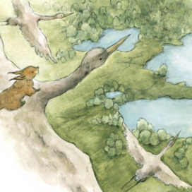 Иллюстрация к сказке "Блочка-умелочка" 