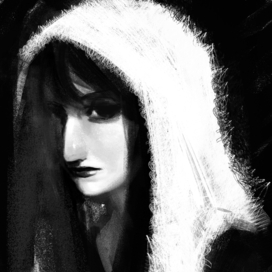 Девушка в платке