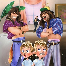 Стилизация героев фильма "Няньки"