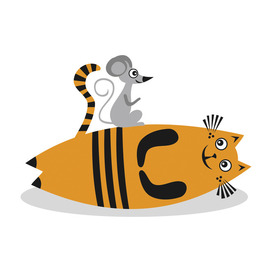 Кот и мышка