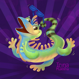 Игуана бренд персонаж