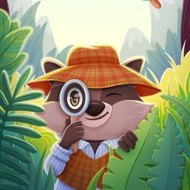 Обложка для детского журнала 