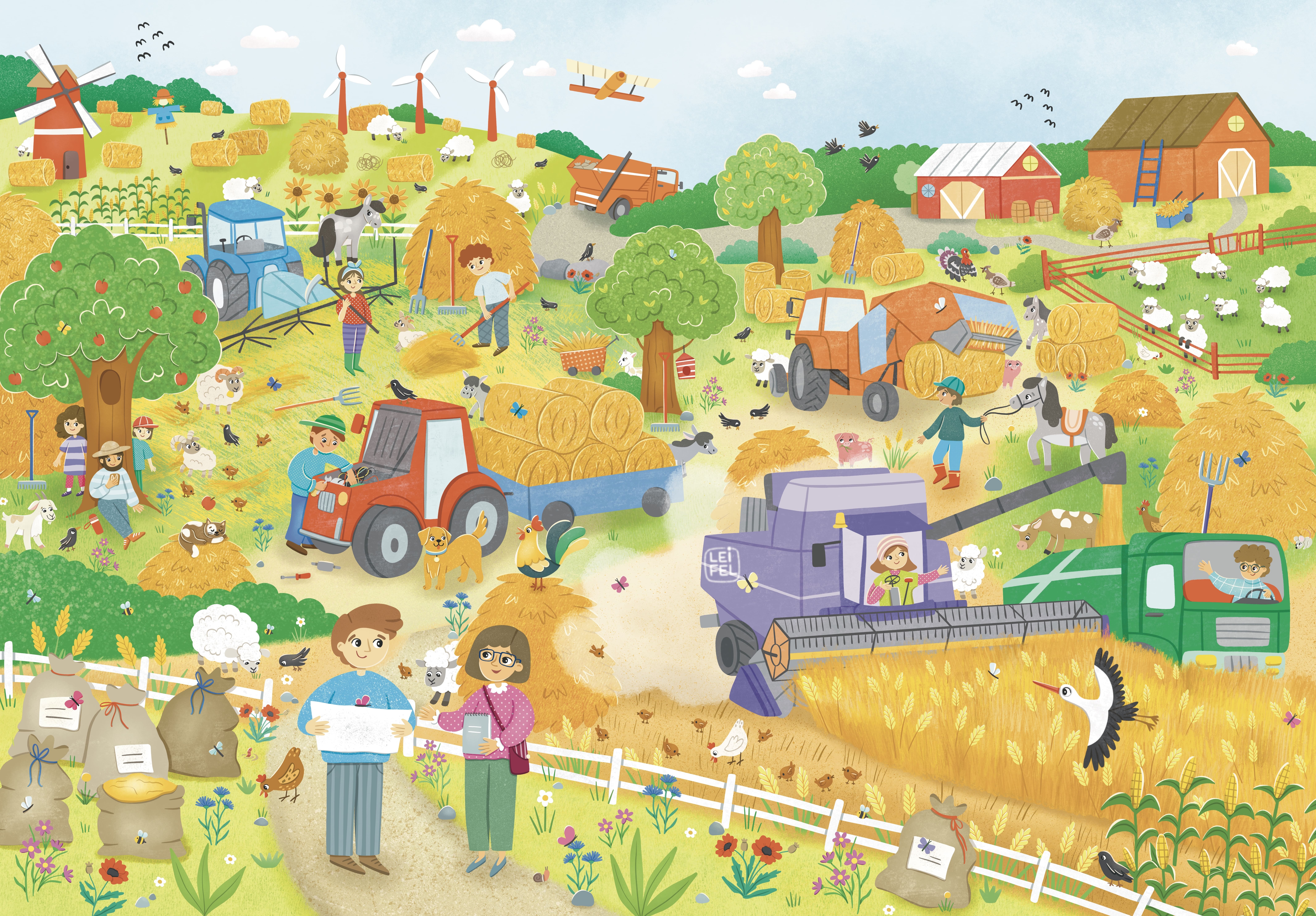 Виммельбух Ферма