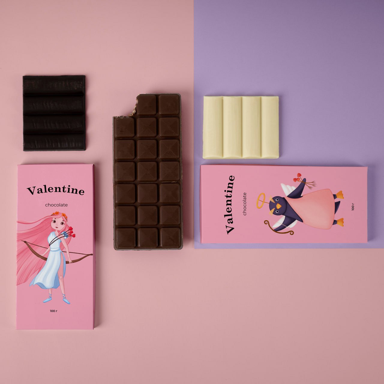 Упаковка шоколада