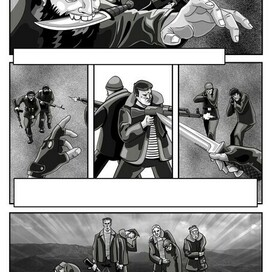 Страница комикса "Высота 776"