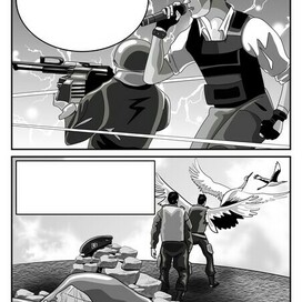 Страница комикса "Высота 776"