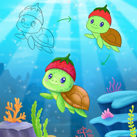 Создание персонажа на упаковку