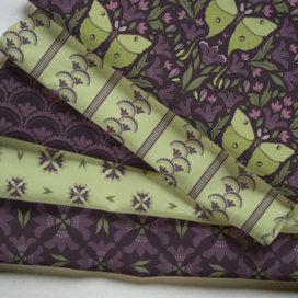 Набор бесшовных иллюстраций из коллекции "Мадагаскарская комета"