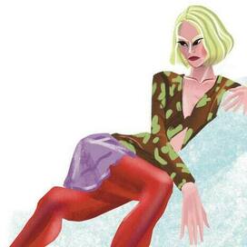 Fashion-иллюстрация. Персонаж