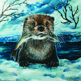 Выдра - водяной зверь