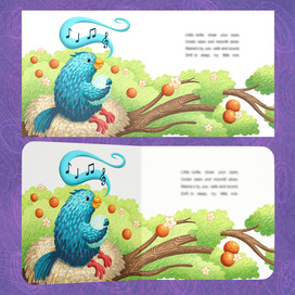 Попугай поёт колыбельную