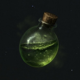 Иллюстрация предмета: колба с волшебным зельем