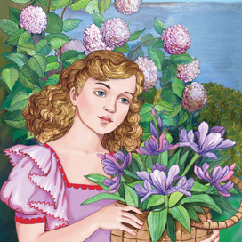 Фиолетовая сказка, или Рассказ о продавщице фиолетовых цветов