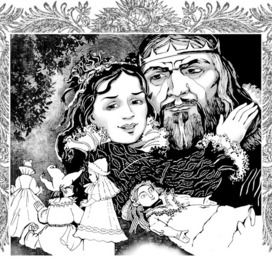 В тенётах сна: король Зеберт с дочерью 