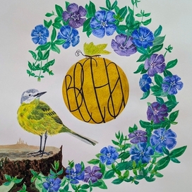 Маленькая трясогузка ждёт весны