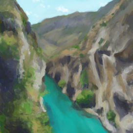 Река в горах