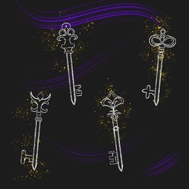 Творческие зарисовки (волшебные ключи)