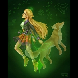 Слияние человека и волка, единое "Я"