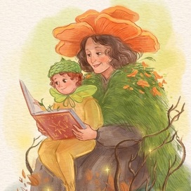 Лесная бабушка