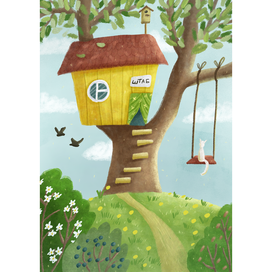 домик на дереве