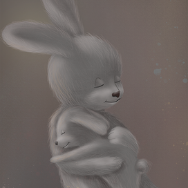 Пушистик с мамой