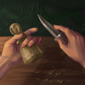 Иллюстрация к книге "Маркиз желтого сапфира"