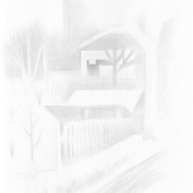 Пейзаж с подъездом