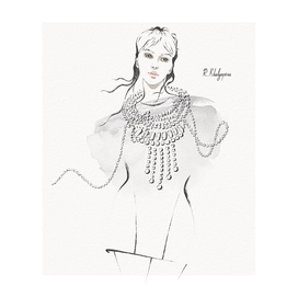 Редакционная fashion-иллюстрация для digital-журнала