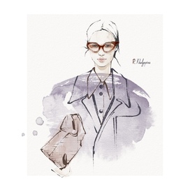 Редакционная fashion-иллюстрация для digital-журнала