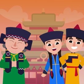 Персонажи для курса Бурятского. Родной язык