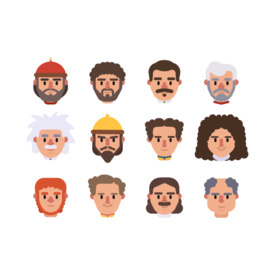 Исторические личности для приложения MyJo