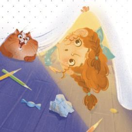 Иллюстрация к авторской книге «Малыш по имени Носок»