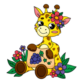 Иллюстрация "Жираф"