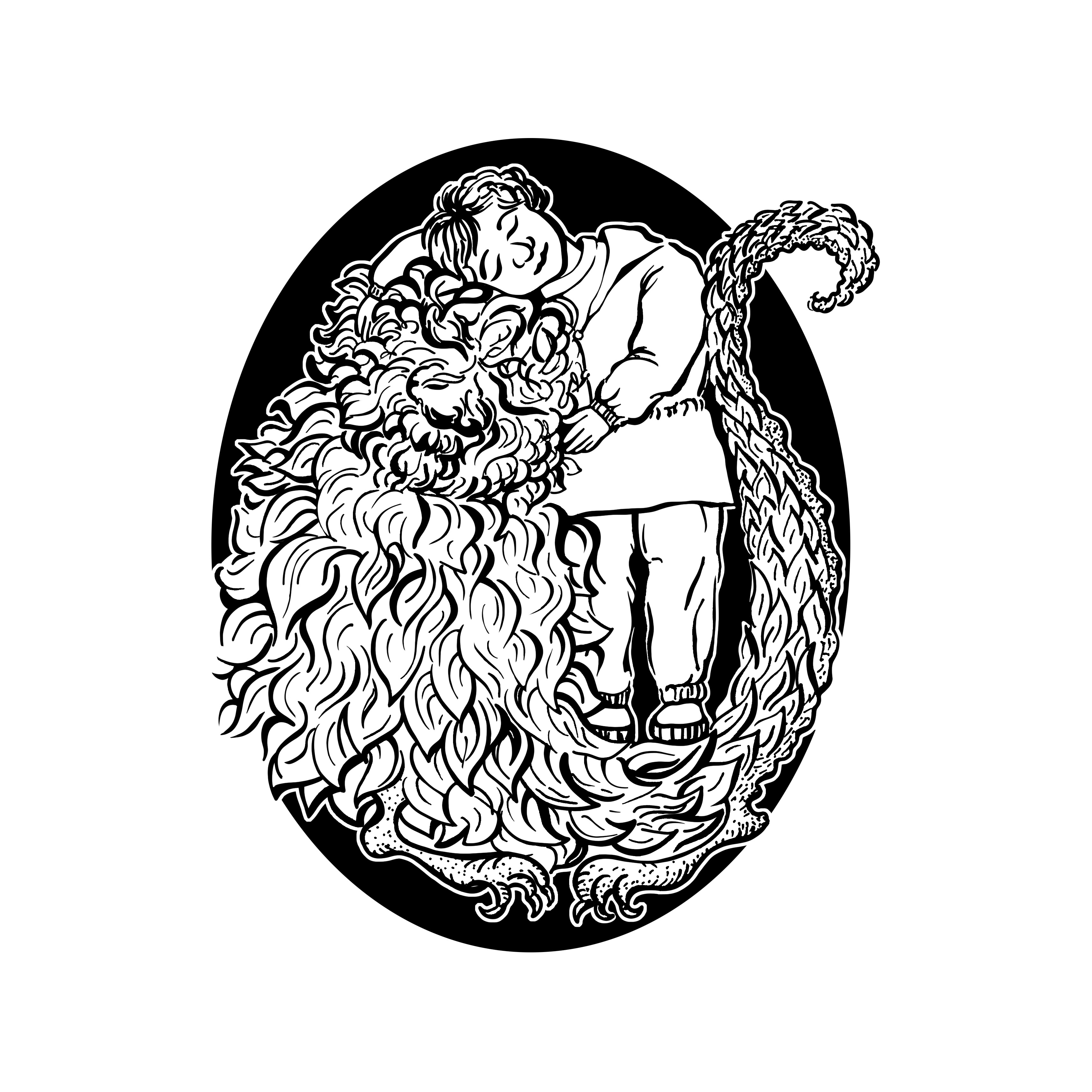 Буквица О. К сказкам для взрослых Бориса Драгилёва.