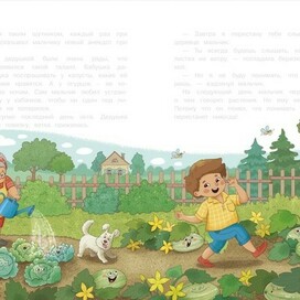 У бабушки в огороде