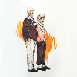 Пожилая пара