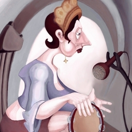 Дама с бубном 