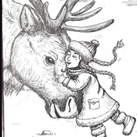 Девочка с оленем 