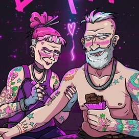 «Безумно? Бесспорно.» | Персонажная иллюстрация в растре