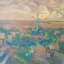 В деревне у бабушки 