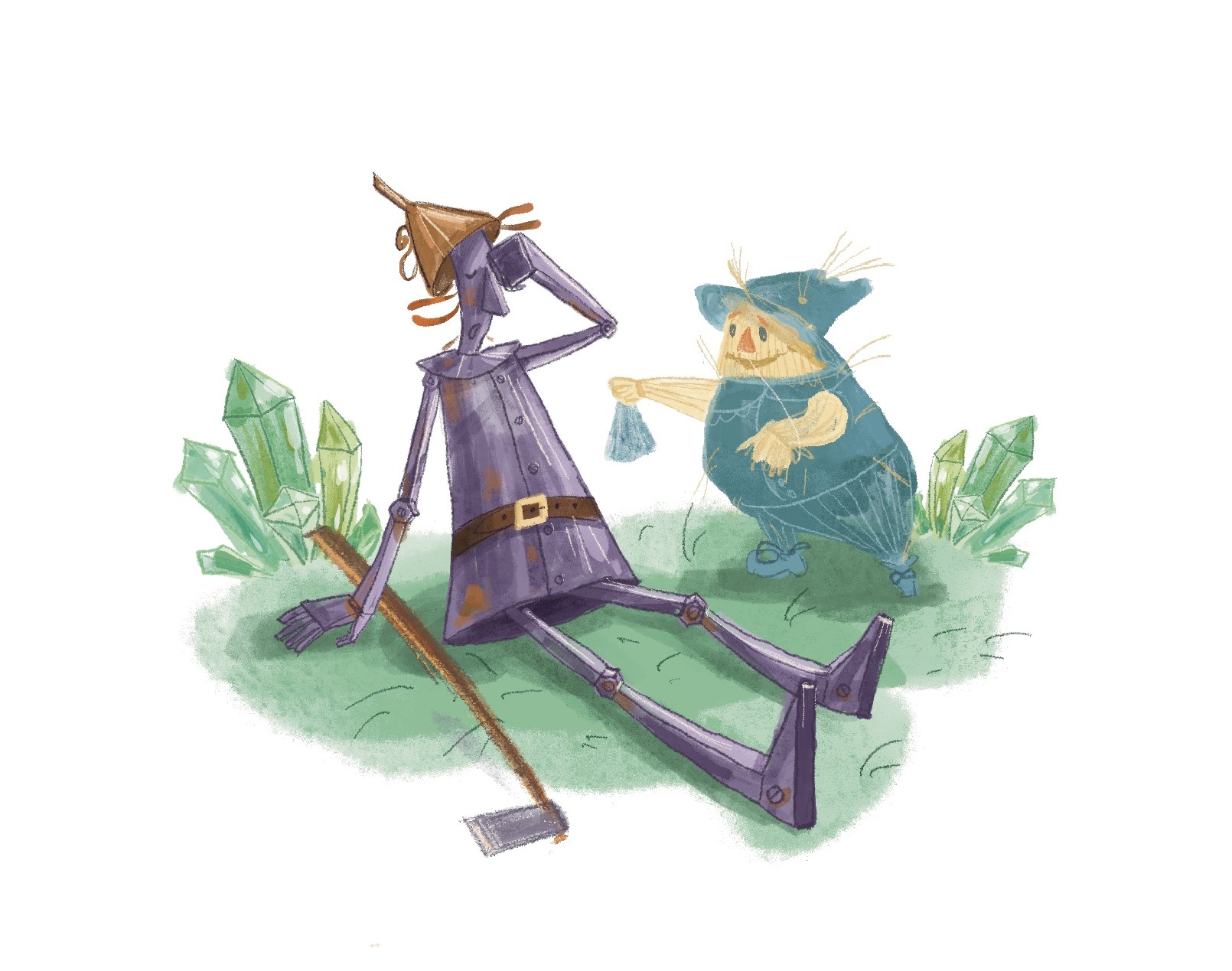 Страшила и Железный Дровосек