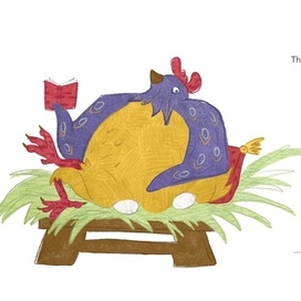 Разворот для детской книги-картонки