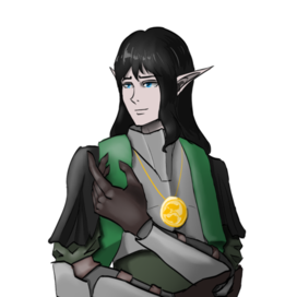 "Лунный эльф - жрец"