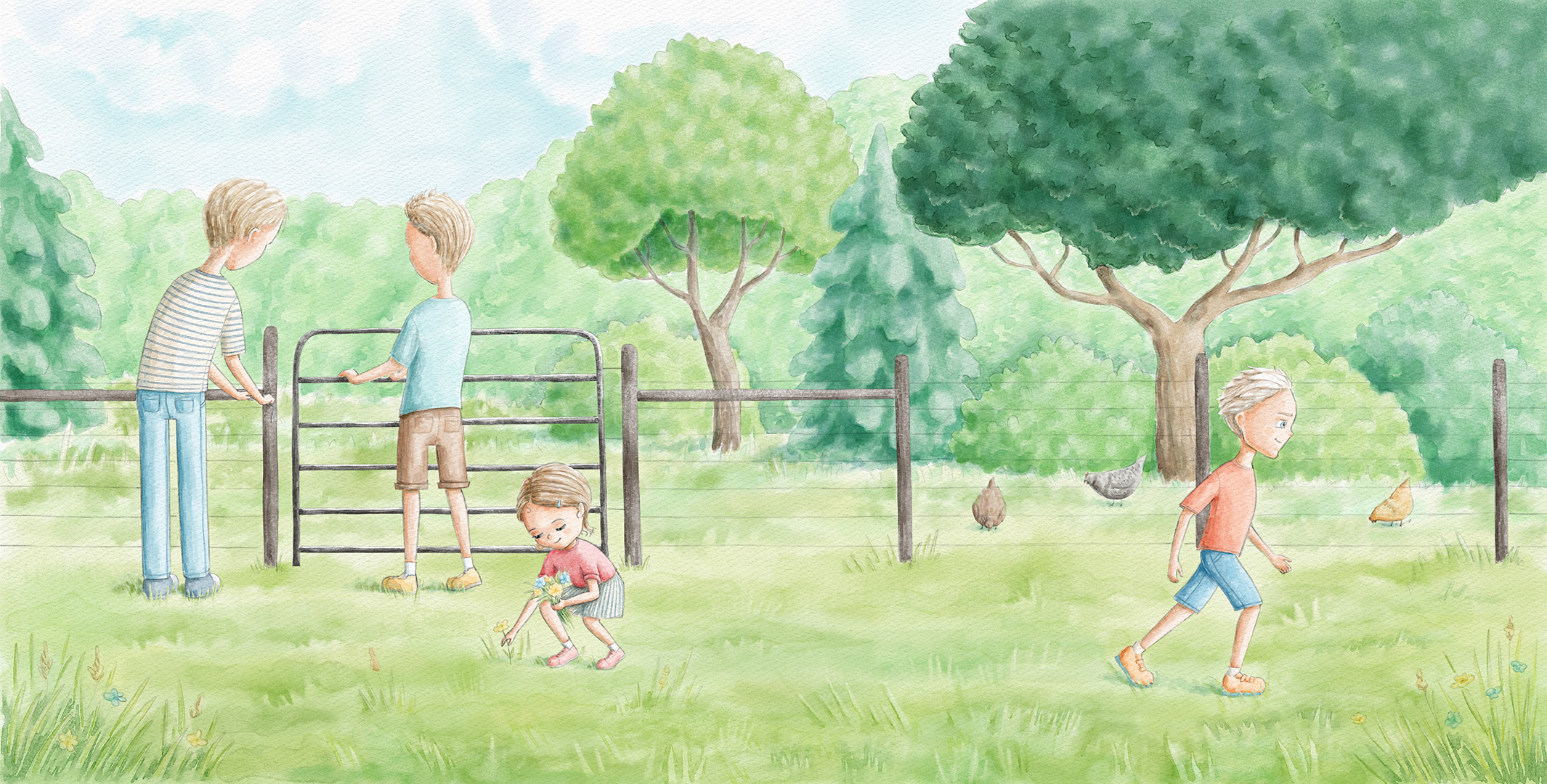 Иллюстрация для книги "First to be big"